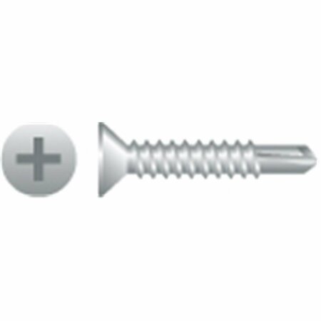 8-18 X 1.25 In. Phillips Oval Head Screws Zinc Plated, 6PK